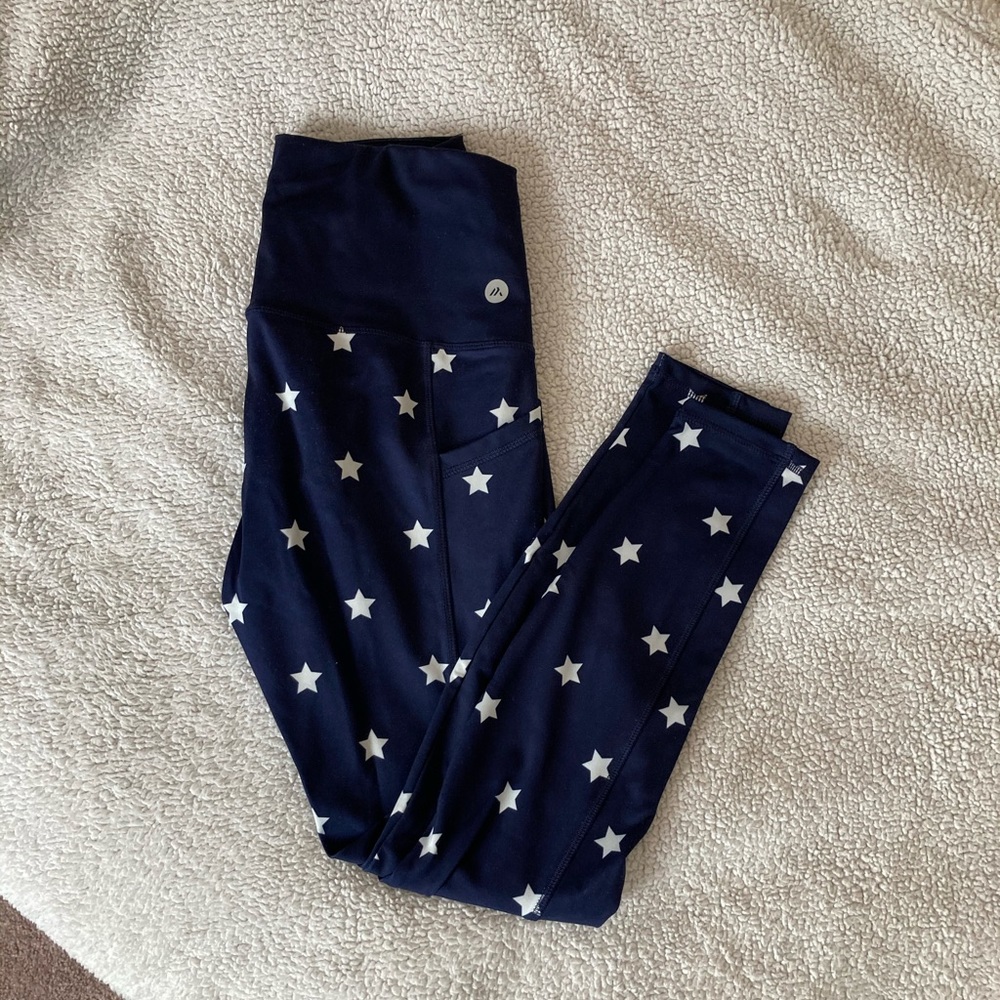 Alexo Athletica Blue Star Freedom Leggings